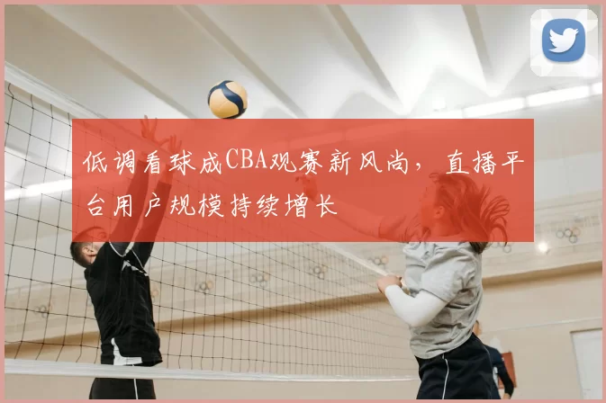 低调看球成CBA观赛新风尚,直播平台用户规模持续增长