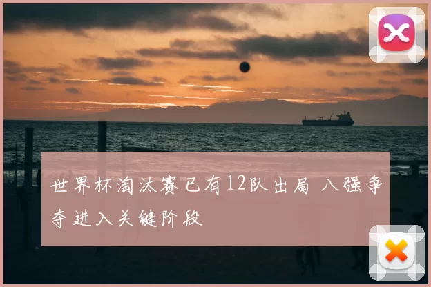 世界杯淘汰赛已有12队出局 八强争夺进入关键阶段