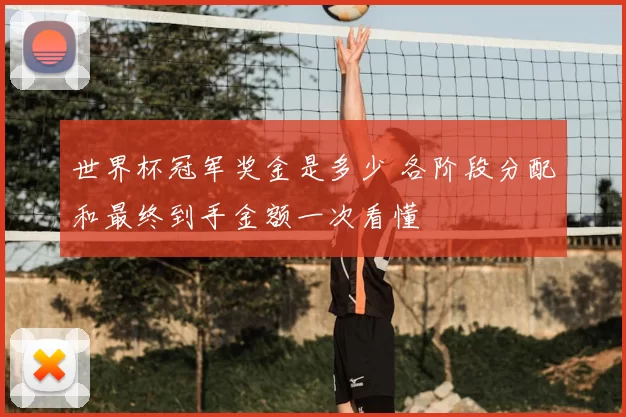 世界杯冠军奖金是多少 各阶段分配和最终到手金额一次看懂